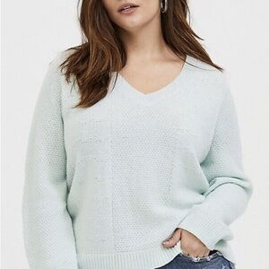 Torrid Soft Pastel V-Neck Sweater